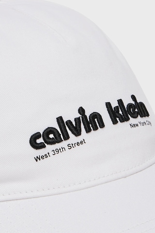 Calvin Klein Erkek Şapka Lv04g5061g Yaa Beyaz Beyaz