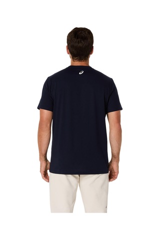 Asics Asıcs Logo Ss Tee Erkek Sax Kısa Kollu Tshirt 2031e188-403 Mavi