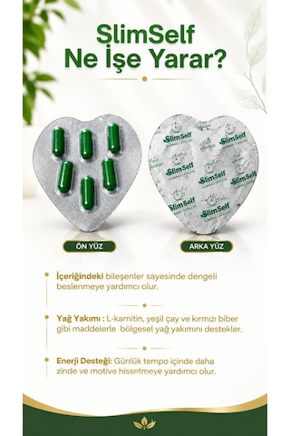 Slimself Premium Form Kapsül Bitkisel İçerikli 30 Day