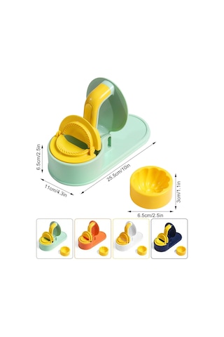 Ximistore9 3'ü 1 Arada Mutfak Aleti: Çıtır Manti, Mantı Ve Poğaça Kalıbı - Hızlı Hamur Press - Güvenli Pp Malzeme - Mavi Çok Renkli