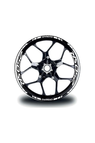 Cfmoto 250sr Jant Sticker İç & Dış Takım Modeli Beyaz