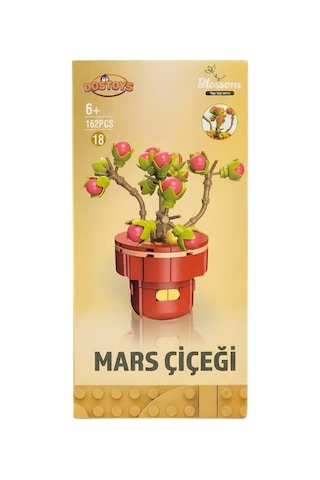 Dostoys Yapı Taşı Serisi Çiçek Yapım Seti Mars Çiçeği 162 Parça