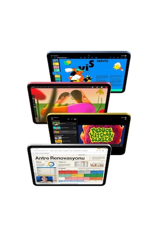 Apple iPad 10. Nesil Wi-Fi + Cellular MQ6T3TU/A 256 GB 10.9" Tablet Gümüş