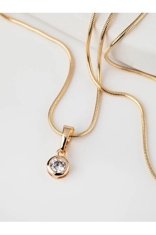 Xuping Badımlı Altın Kaplama Küçük Pandantifli Boyun Zinciri 395826738 Altın Rengi
