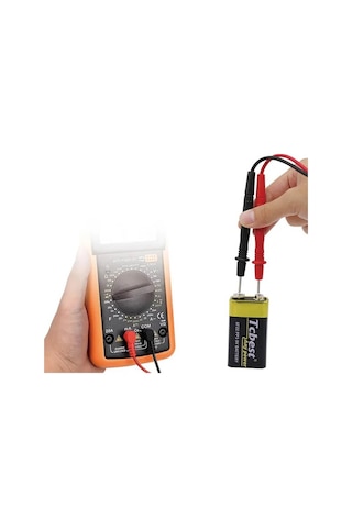 Koodmax Multimetre Probu 1000v 10a Test Ölçüm Probu Voltmetre Avometre Kablosu - Prob Kablo