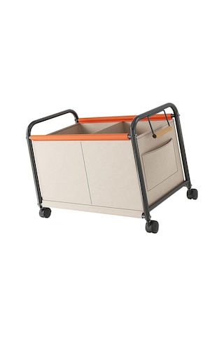 Suntek Tekerlekli Oyuncak Sandığı Organizatör Taşınabilir L Beyaz