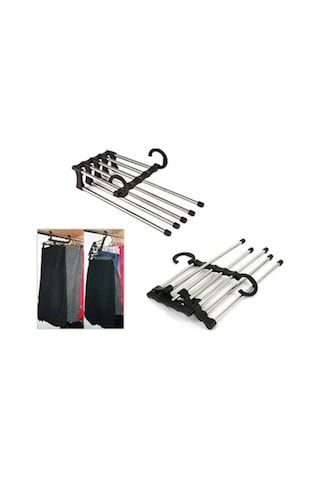 Hareketli Pantolon Askılığı 5 İn 1 Krom