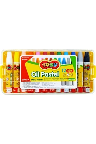 Toru 12 Renk Yağlı Pastel Boya