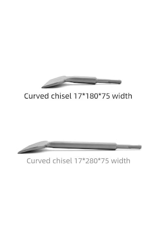 Xiyyadms Beton Ve Duvar Kazıma İçin Çift Kanal Yuvarlak Saplı Eğimli Darbeli Matkap Ucu - Geniş 75mm, 17 180mm Boyutlu Dayanıklı Kesici