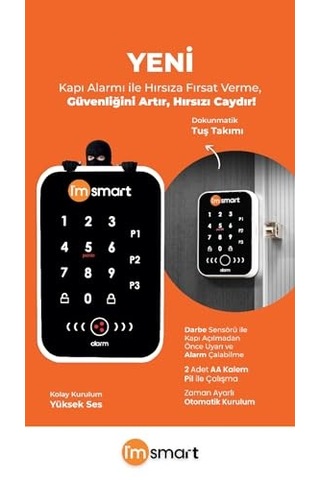I'msmart Yeni Nesil Kapı Alarmı