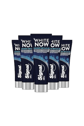 Signal White Now Lekesiz Beyazlık Diş Macunu 5 x 75 ML