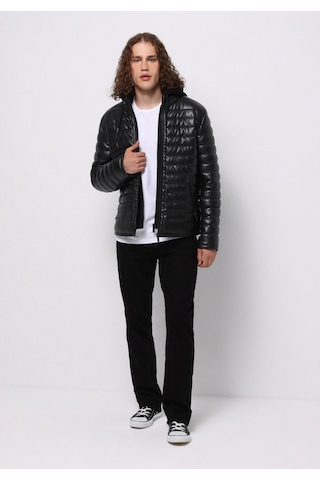 Colins Slim Fit Erkek Siyah Mont Pu Cl1076211 Q1.v1 Blk Siyah