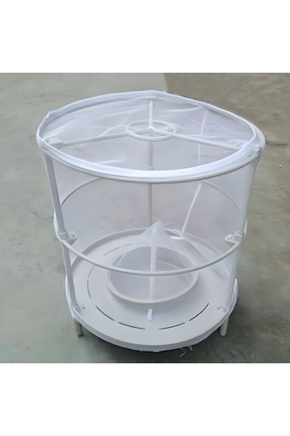 Neevoyu Tekrardan Kullanılabilir Yüksek Verimli Meyve Sinek Tutucu - Beyaz - 3 Adet - 25x30cm - Çiftçi Pazarı, Restoranlar İçin