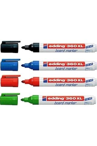 Edding 360 Xl Beyaz Tahta Kalemi 4 Lü Set