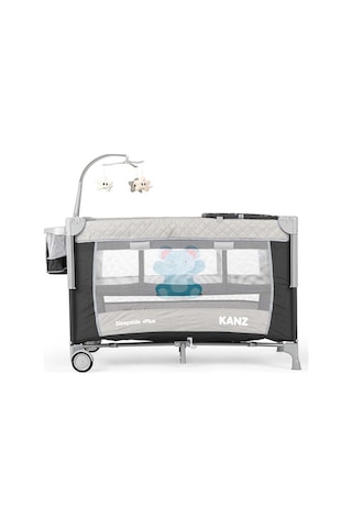 Kanz SleepSide +Plus Park Yatak Siyah