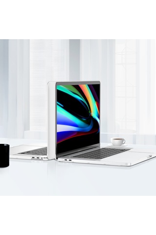 MacBook Air 13.3" Koruyucu Laptop Kılıfı Beyaz