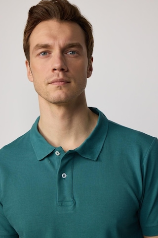 Tudors Erkek Slim Fit Dar Kesim Düz Pike Mavi Polo Yaka Tişört-30572-Haki