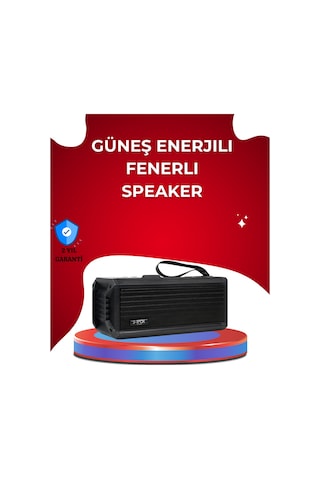 J-ıpox P520 Solar Enerjili Bluetooth Hoparlör Fm Radyolu 8w Ses - 4997
