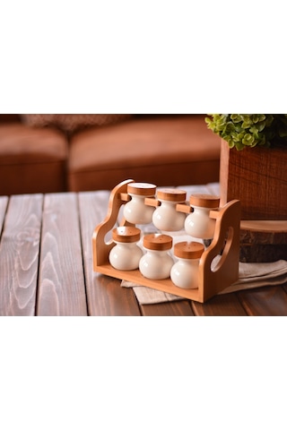 Bambum Pitaz 6Lı Baharat Seti Bambu