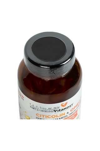 Vitamost Citicolin & Omega Plus 60 Softjel Kapsül
