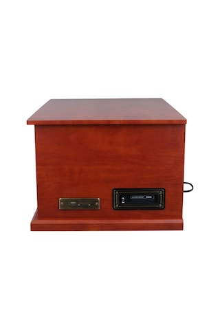 Magicvoice F39 Retro Vintage Çanta Pikap Cd Kaset Radyo Bluetooth Aux Usb Mp3 Çalar