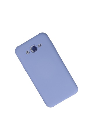 Galaxy J7 Kılıf Nano İçi Kadife Silikon - Lila