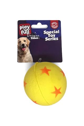 Playfull Köpek Oyun Topu Yıldızlı 6.3 Cm