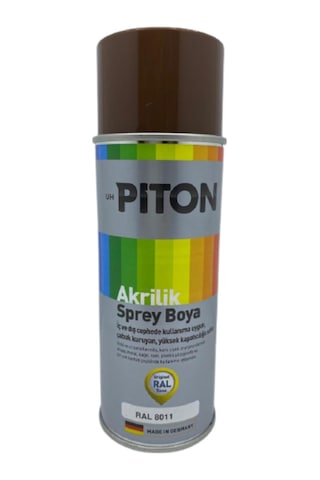 Piton Akrilik Sprey Boya 400 Ml Ral8011 Ceviz