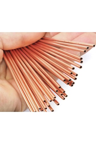 2mm Bakır Boru Saf İç Çap 1.2mm 2mm Bakır Boru Saf İç Çap 1.2mm