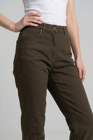 Seleste Kadın Pantolon 25k394 Haki