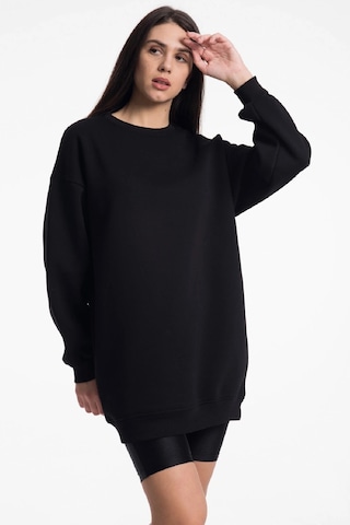 Caya Siyah Kadın Sweatshirt Siyah