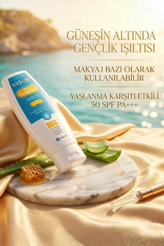 Bidoze Aura Yatıştırıcı & Anti Aging Etkili Güneş Kremi 100 Ml Leke Karşıtı Ve Onarıcı Bakım