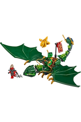 LEGO® NINJAGO® Lloyd’un Yeşil Orman Ejderhası 71829 - 6 Yaş ve Üzeri Çocuklar için 2 Minifigürlü Yaratıcı Oyuncak Yapım Seti (128 Parça)