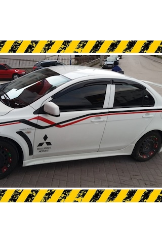 Mitsubishi Lancer Mügen Cam Rüzgarlığı 2008-2015 Arası 4 Lü Set N11.24562