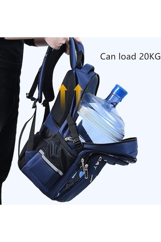 Maoyaya Fengdong İlköğretim Okulu Sırt Çantası Erkekler İçin Büyük Kapasiteli Okul Çantaları Oxford Kumaş Kitap Çantası Aydınlık Okul Çantası-küçük Kara Kara, Erkekler İçin Şık Tasarım Siyah