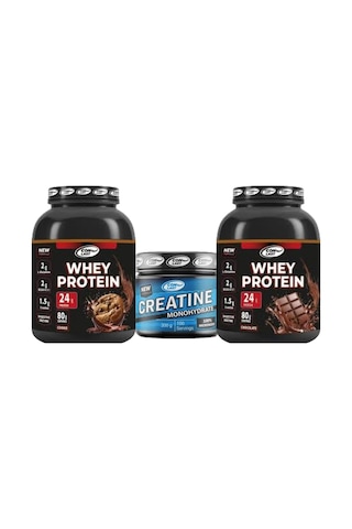 Whey Kurabiye 2000 G Whey Çikolata 2000g Creatine 300 G Kakao