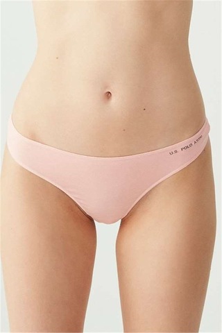 U.S. Polo Assn. U.s Polo Assn. 67005 Kadın 5 Li Kıl Lastiklı Strıng-siyah&ten&beyaz&somon&kırmızı mix color