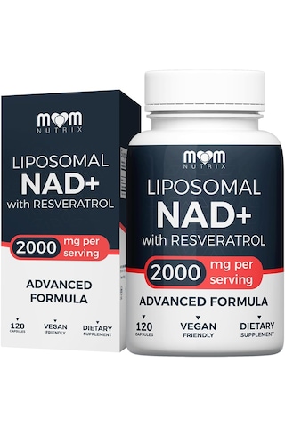 Mom Nutrıx Liposomal Nad Resveratrol 2000 Mg 120 Caps - Usa