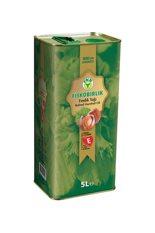 Fiskobirlik Fındık Yağı Teneke 5 L