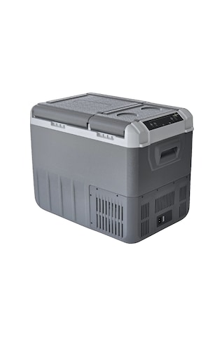 Araç Buzdolabı Kompresörlü 12/24 Volt Taşınabilir Oto Buzdolabı 35 Litre Karavan Bahçe Tekne Kamp