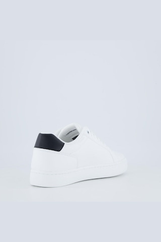 Calvin Klein Erkek Classic Cupsole Mono Lth Sneaker Ayakkabı - Beyaz-8459 Bright White/black