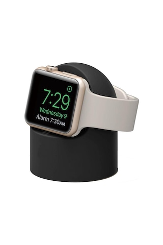 Silikon Şarj Standı İos Watch Uyumlu 7 6 Se 5 4 3 2 Kaymaz Şarj Dock Tutucu Şarj Tabanı 44mm 40mm 45mm 41mm 42mm 38mm İwatch Aksesuarları