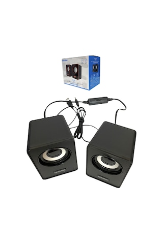 E1008 PC Laptop 1+1 Ses Sistemi 3.5 MM Jack USB Bilgisayar Hoparlörü