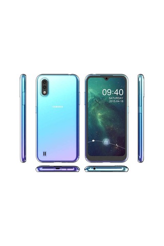 Samsung Uyumlu Galaxy A01 Kilif Silikon Seffaf Koruma Süper 527677287