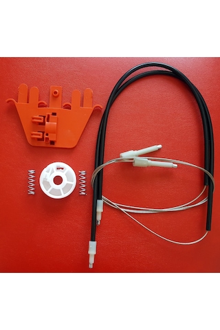 Iveco Uyumlu Yeni Model Ön Sol Cam Kriko Teli ve Tamir Seti