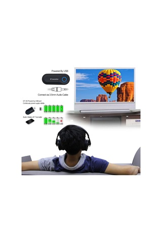 Lemestar Bluetooth 4.0 Ses Verici: Tv, Pc Ve Dvd İçin Taşınabilir Usb Güçlü Ses Adaptörü