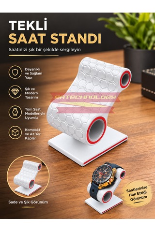 Kol Saati Standı Bileklik,saat Standi Tekli Beyaz
