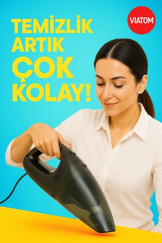 Çakmaklık Girişli Islak Kuru Araç Elektrikli Süpürge Çakmak Girişli Sinbo Çok Renkli