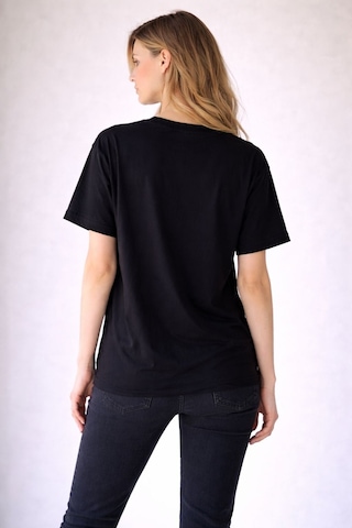 Normal People Alva - Basic Oversize T-shirt / 100%cotton Siyah
