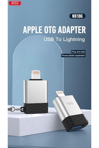 Apple Uyumlu iPhone Ve iPad Lightning'den Usb'ye Flash Bellek Ve Klavye Bağlantı Adaptörü